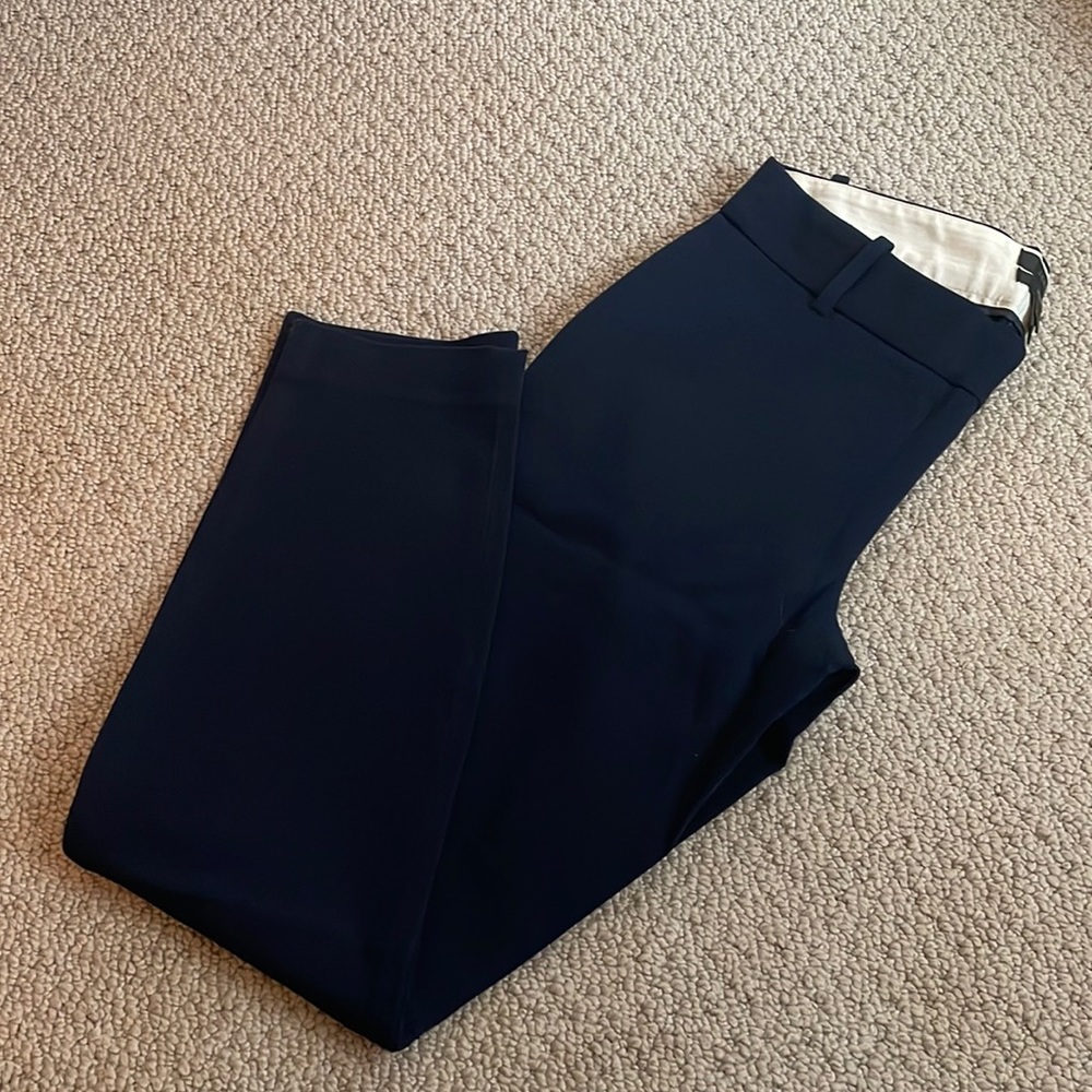 JCrew Minnie Navy Crop Pant